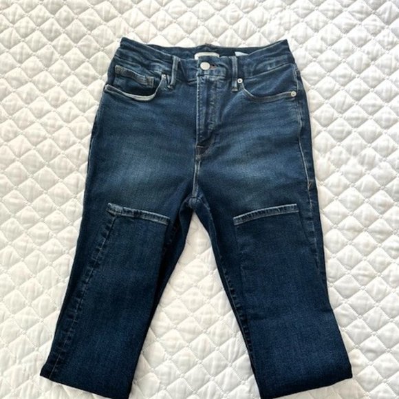 Good American - Good Legs Deep V High Rise Skinny Stretch Jean - Picture 4 of 7